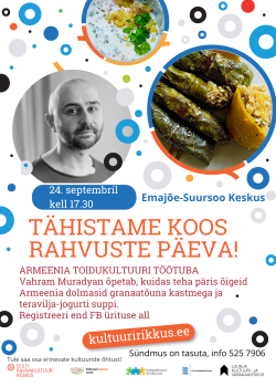 Armeenia toidukultuuri töötuba